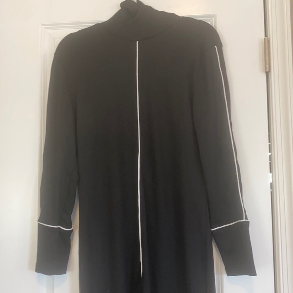 Mock ribbed turtleneck dress by shein